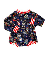 Load image into Gallery viewer, Nutcracker Sweater Romper

