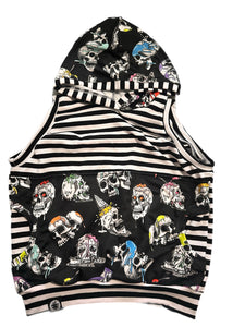 Ice Cream Skulls Hooded Top