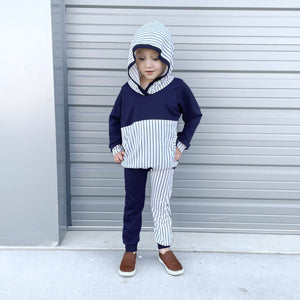 Navy Stripes Set up to 5T