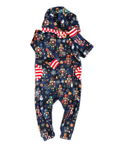 Load image into Gallery viewer, Nutcracker Pocket Romper
