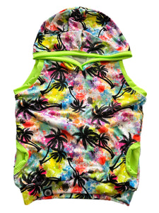 Palm Trees Hooded Top