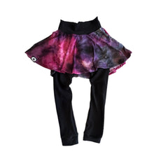 Load image into Gallery viewer, Eggplant Tie Dye Skater Skirt
