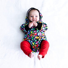 Load image into Gallery viewer, Christmas Lights Sweater Romper
