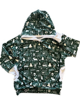 Load image into Gallery viewer, Vintage Christmas Hooded Top
