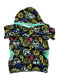 Graffiti Hooded Top