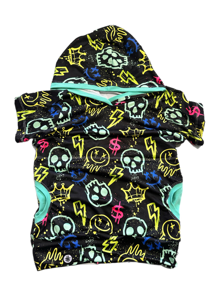 Graffiti Hooded Top