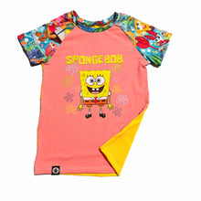 Load image into Gallery viewer, Sponge Bob handmade tee w/ prin
