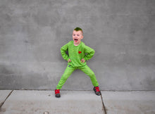 Load image into Gallery viewer, Green Fur Lounge Set w/ Patch
