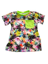 Load image into Gallery viewer, Palm Trees Pocket Tee
