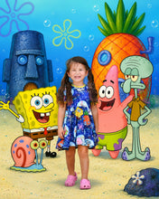Load image into Gallery viewer, Sponge Bob Bubbles Twirl Dress
