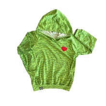 Load image into Gallery viewer, Green Fur Hoodie w/ Patch
