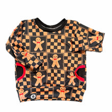 Load image into Gallery viewer, Gingerbread Checkers sweater
