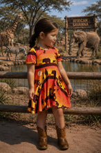 Load image into Gallery viewer, Sunset Safari Dress
