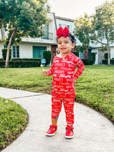 Load image into Gallery viewer, Naughty/Nice Pocket Romper
