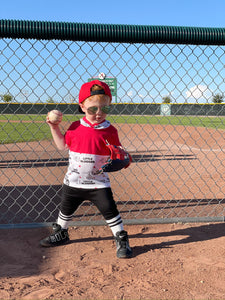 Little Slugger Colorblocked Tee