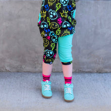 Load image into Gallery viewer, Graffiti Split Leg Bottoms
