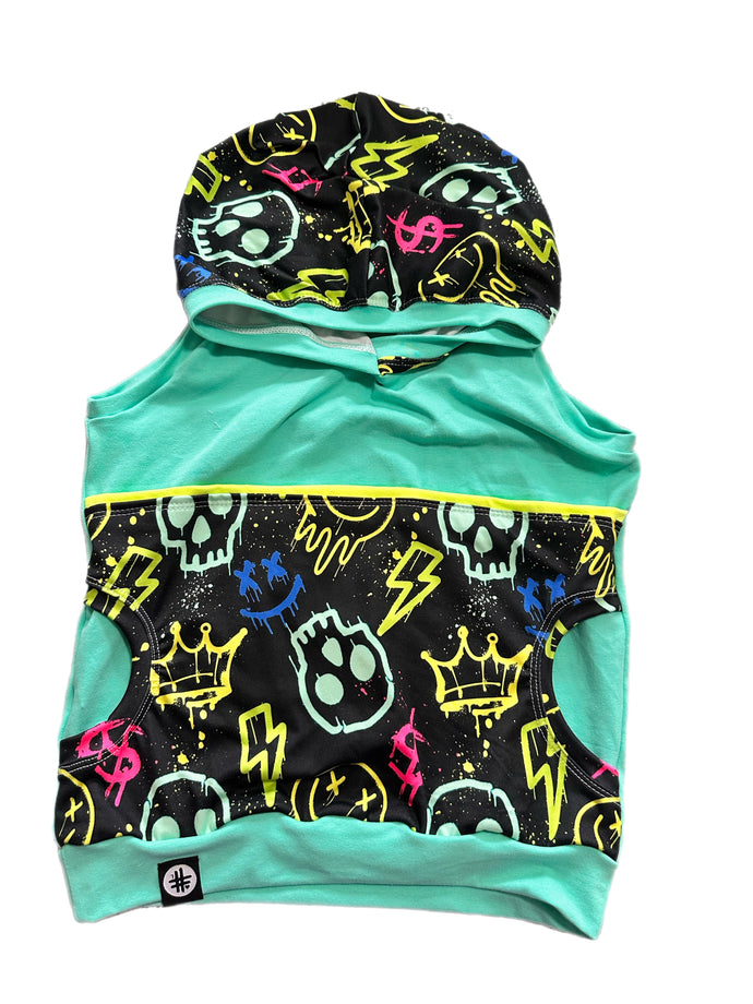 Graffiti Hooded Top