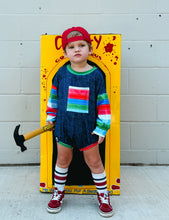 Load image into Gallery viewer, Chucky Sweater Snap Romper
