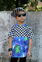 Load image into Gallery viewer, Oogie Hooded Tee Color Blocked
