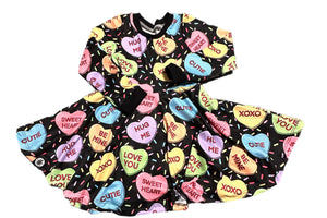 Conversation Hearts Twirl Dress