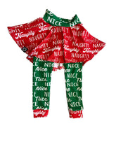 Load image into Gallery viewer, Naughty/Nice Skater Skirt
