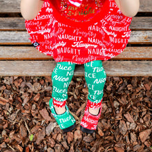Load image into Gallery viewer, Naughty/Nice Skater Skirt
