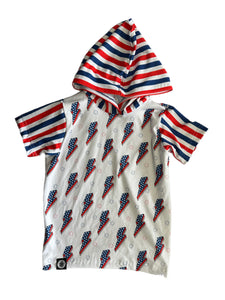 Lightning Bolts Hooded Tee