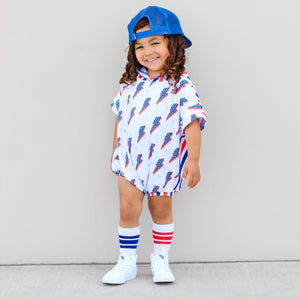 Lightning Bolts Snap Romper