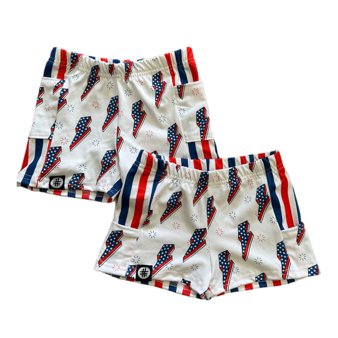 Lightning Bolts BAJA Style Shorts