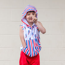 Load image into Gallery viewer, Lightning Bolts Hooded Top
