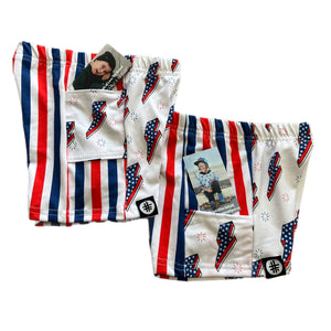 Lightning Bolts BAJA Style Shorts